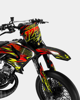 SORAE - Kit deco YAMAHA DT 50cc - Rouge — vue 2