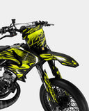 SORAE - Kit deco YAMAHA DT 50cc - Jaune