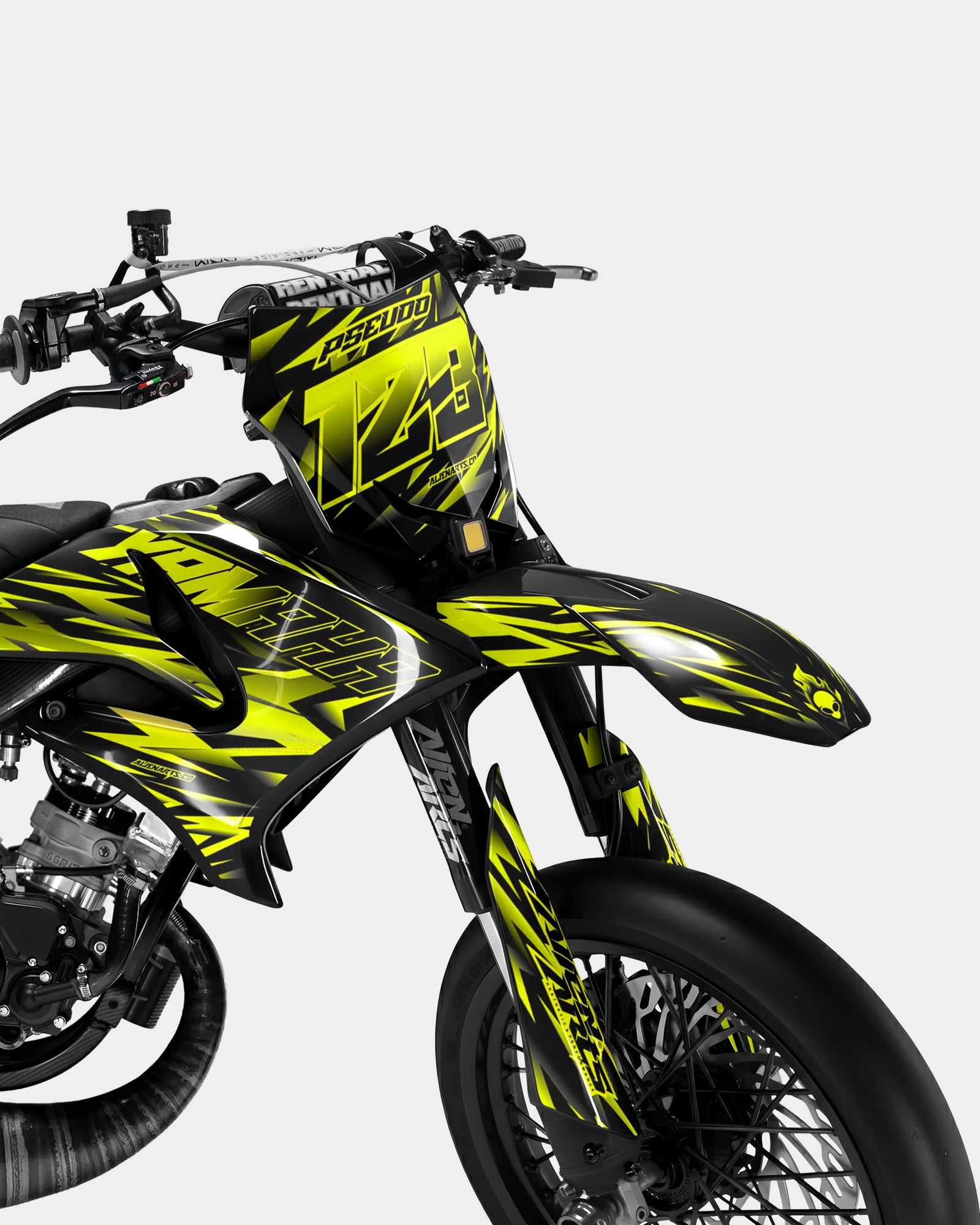 SORAE - Dekorationsset YAMAHA DT 50cc - Gelb