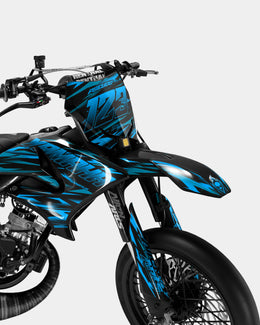 SUJAK - Kit deco YAMAHA DT 50cc - Bleu — vue 2