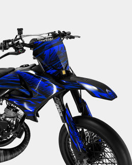 SUJAK - Kit deco YAMAHA DT 50cc - Bleu foncé — vue 2