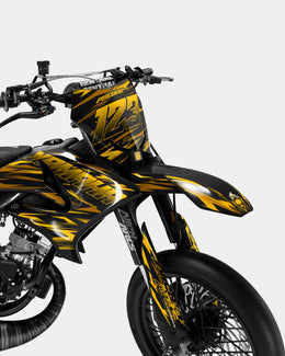SUJAK - Kit deco YAMAHA DT 50cc - Jaune foncé — vue 2