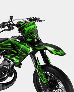 SUJAK - Kit deco YAMAHA DT 50cc - Vert — vue 2