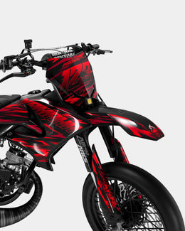 SUJAK - Kit deco YAMAHA DT 50cc - Rouge — vue 2