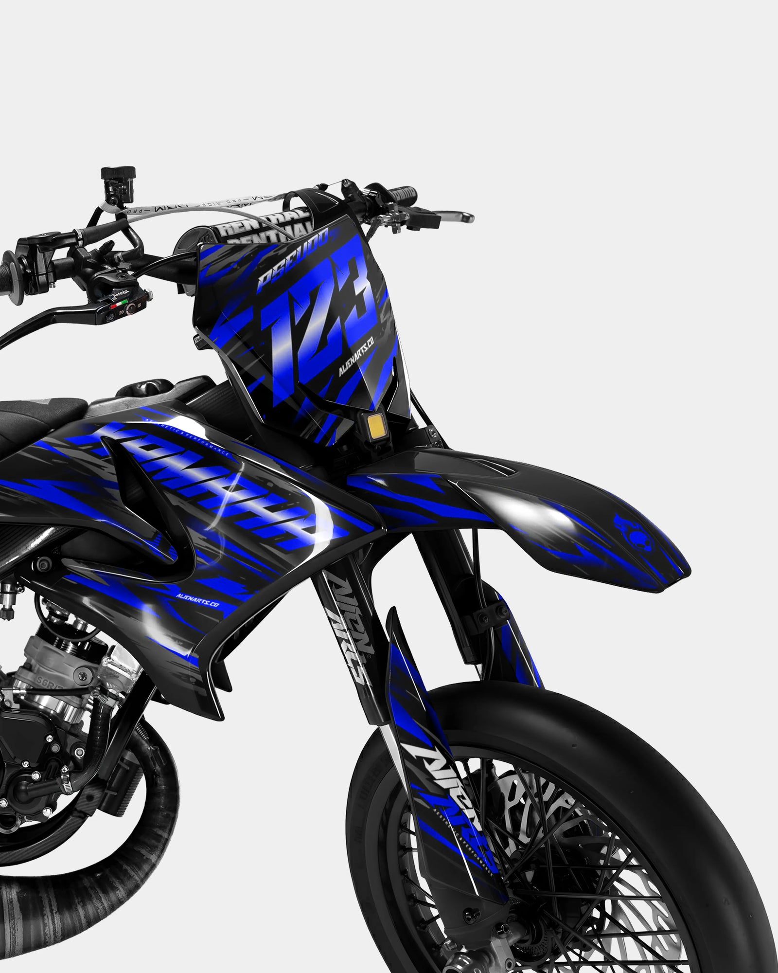VAGUE - Dekorationsset YAMAHA DT 50cc - Dunkelblau