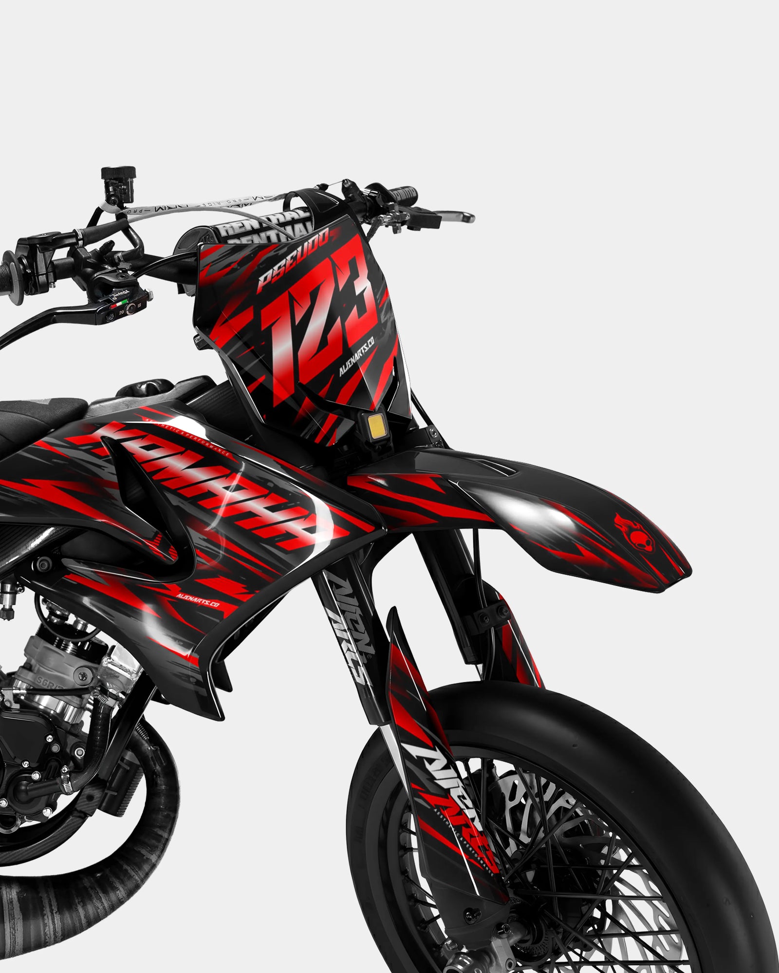 VAGUE - Dekorationsset YAMAHA DT 50cc - Rot