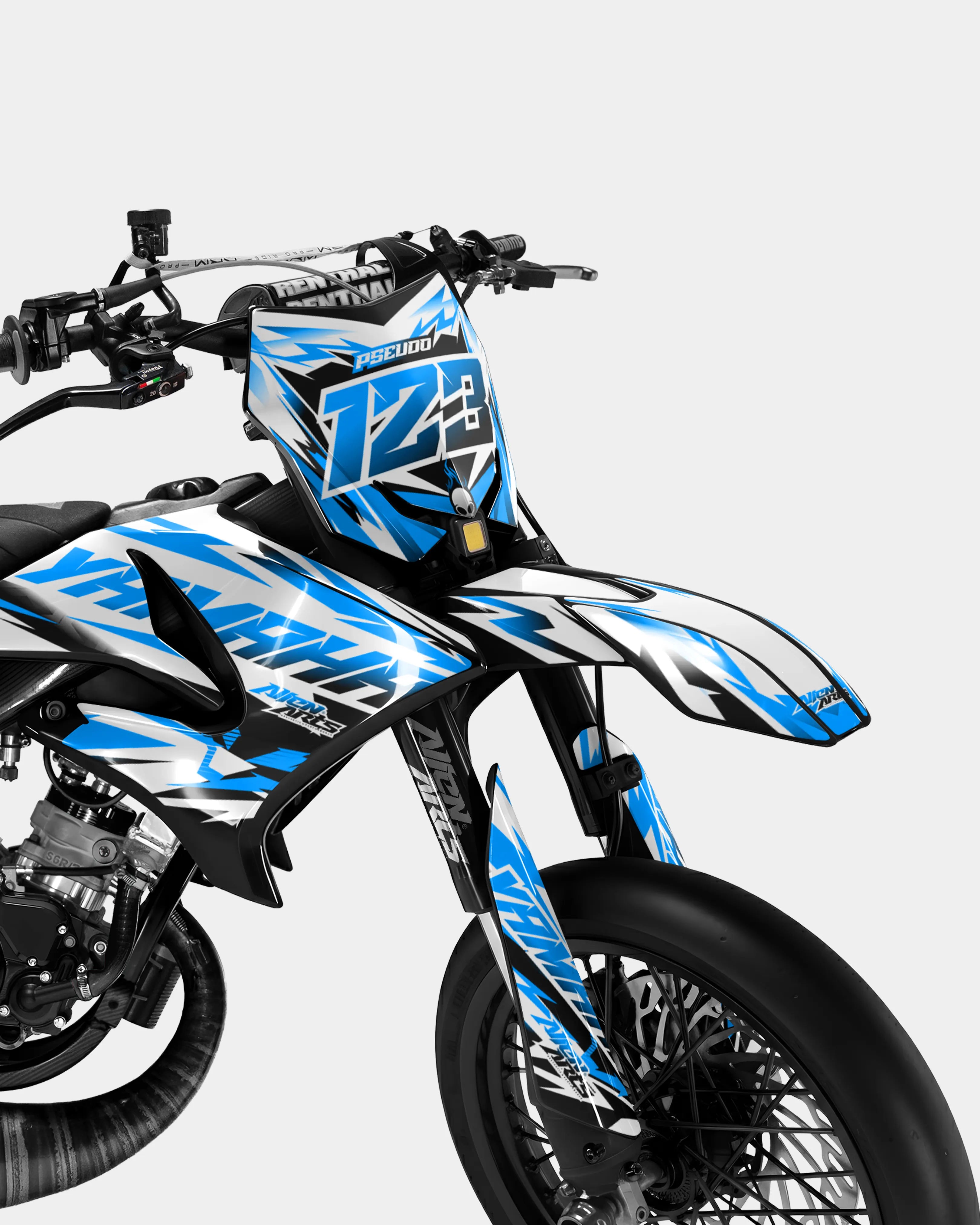 VESTA - Kit deco YAMAHA DT 50cc - Bleu