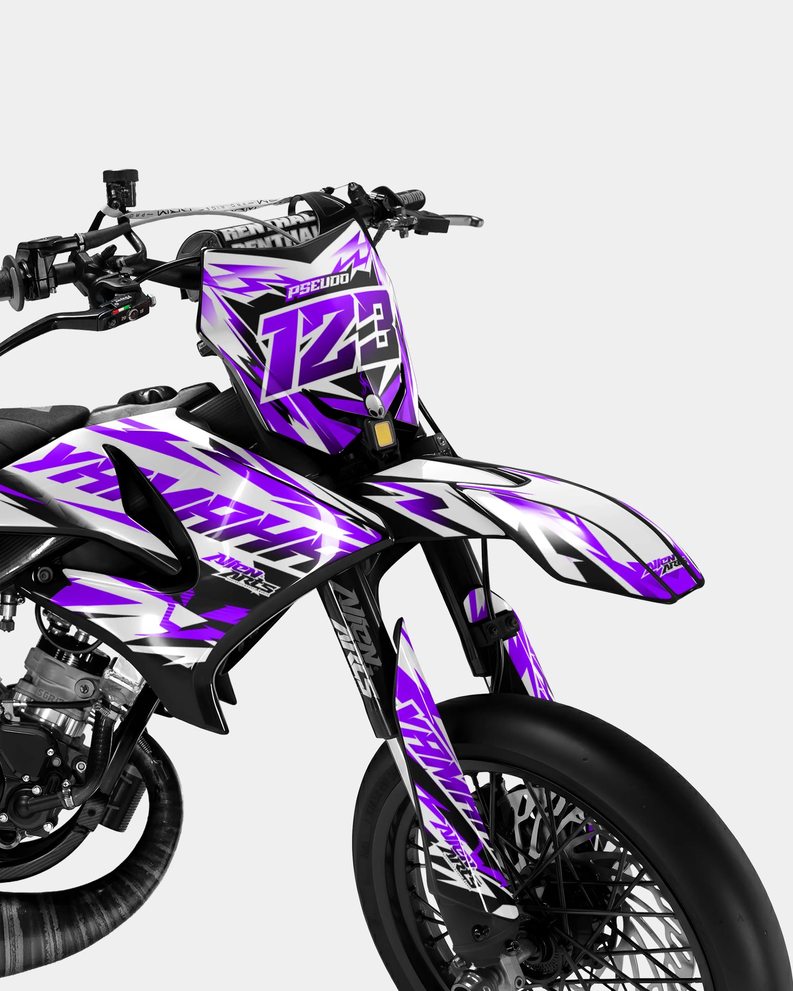VESTA - Kit decorativo YAMAHA DT 50cc - Viola