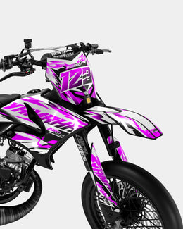 VESTA - Kit deco YAMAHA DT 50cc - Rose — vue 2