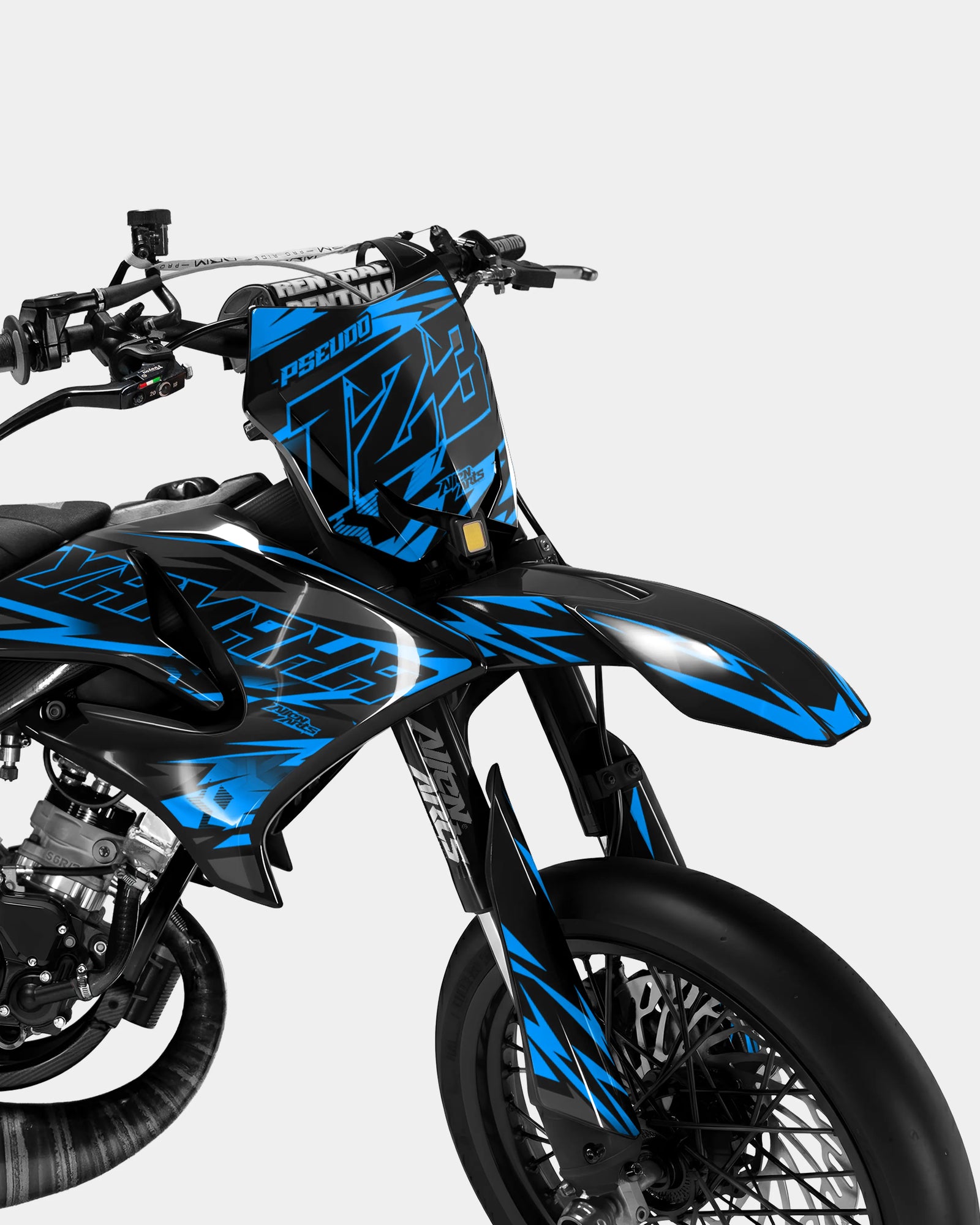 VIREO - Dekorationsset YAMAHA DT 50cc - Blau