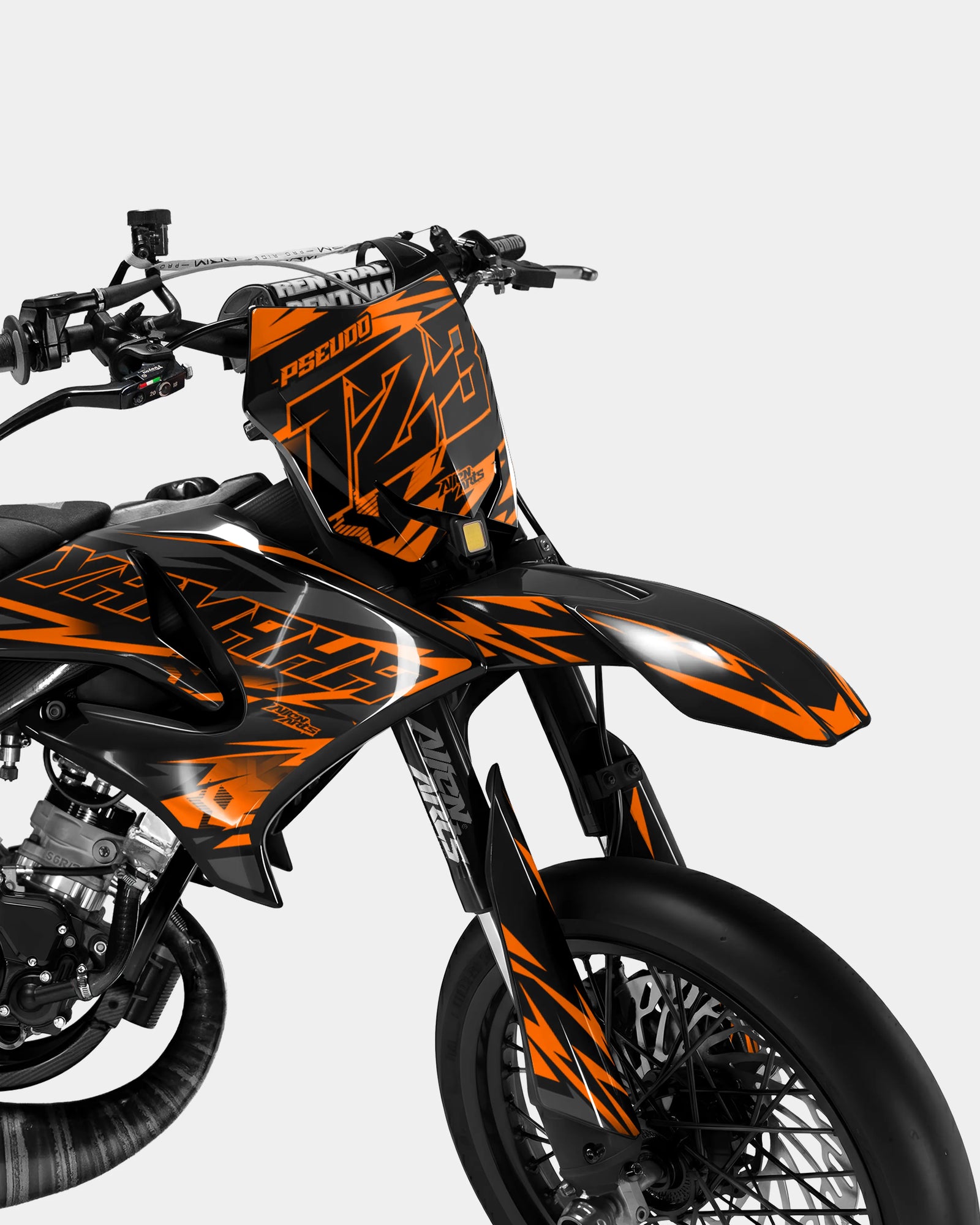 VIREO - Kit decorativo YAMAHA DT 50cc - Arancione