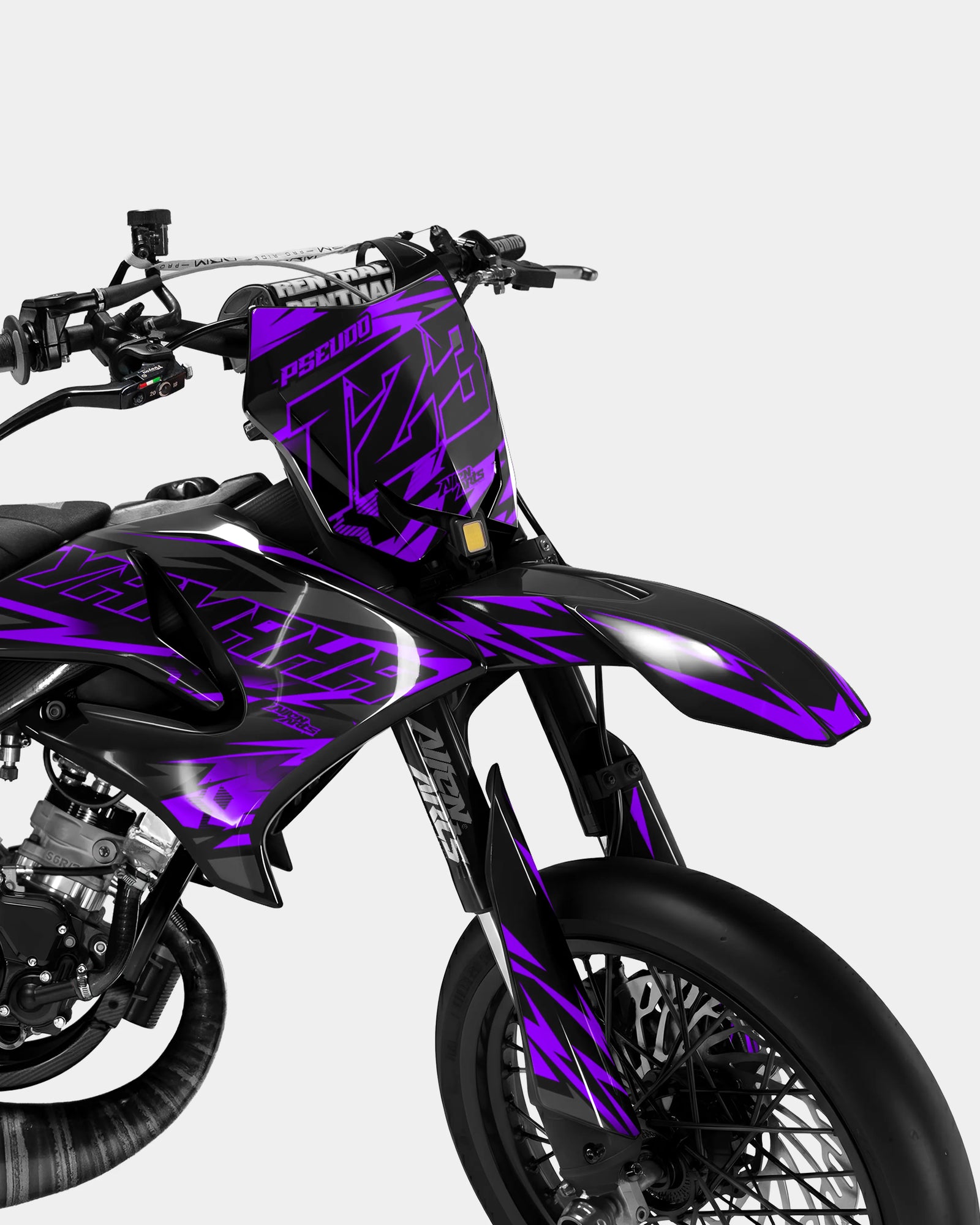 VIREO - Kit decorativo YAMAHA DT 50cc - Violeta