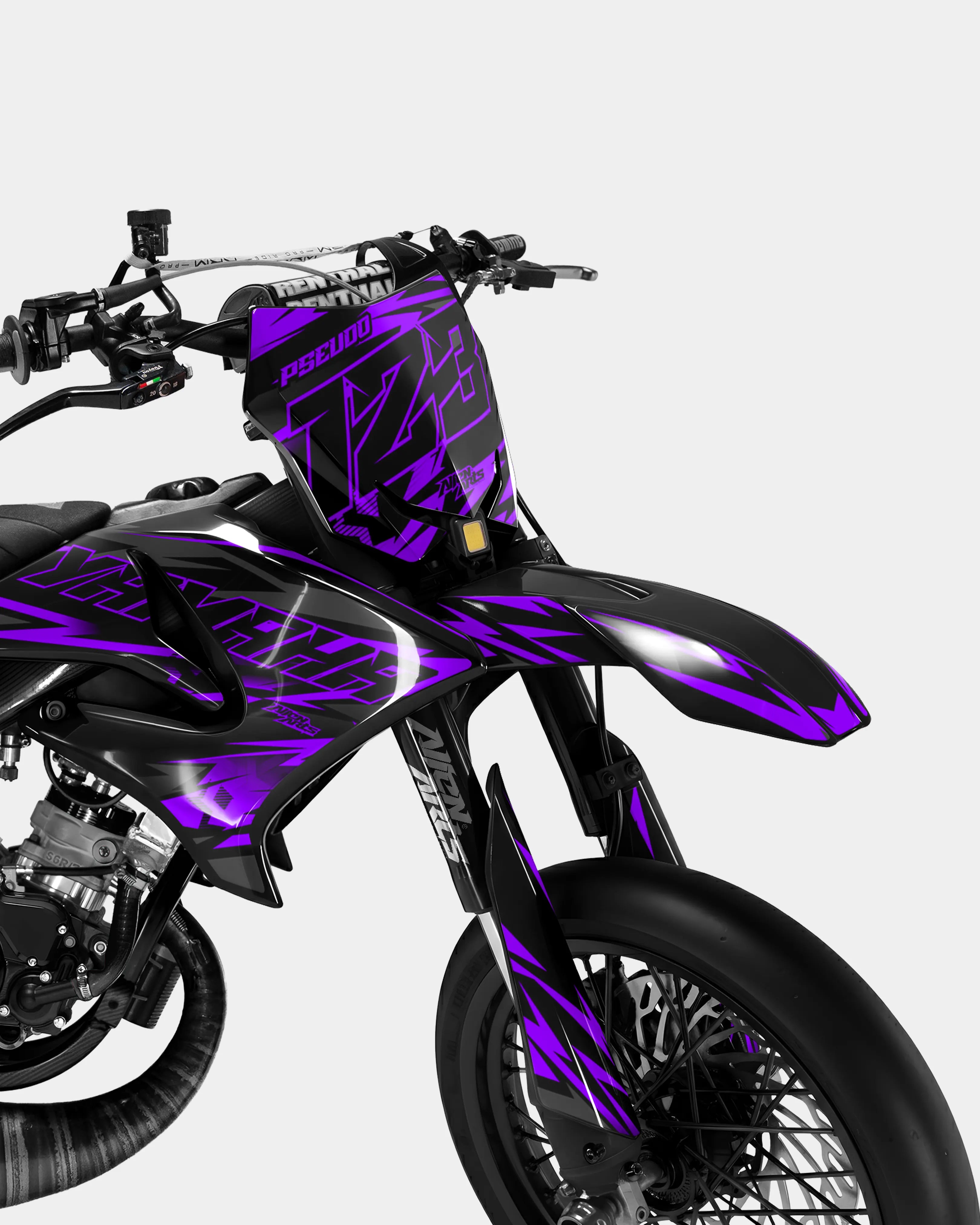 VIREO - Kit deco YAMAHA DT 50cc - Violet