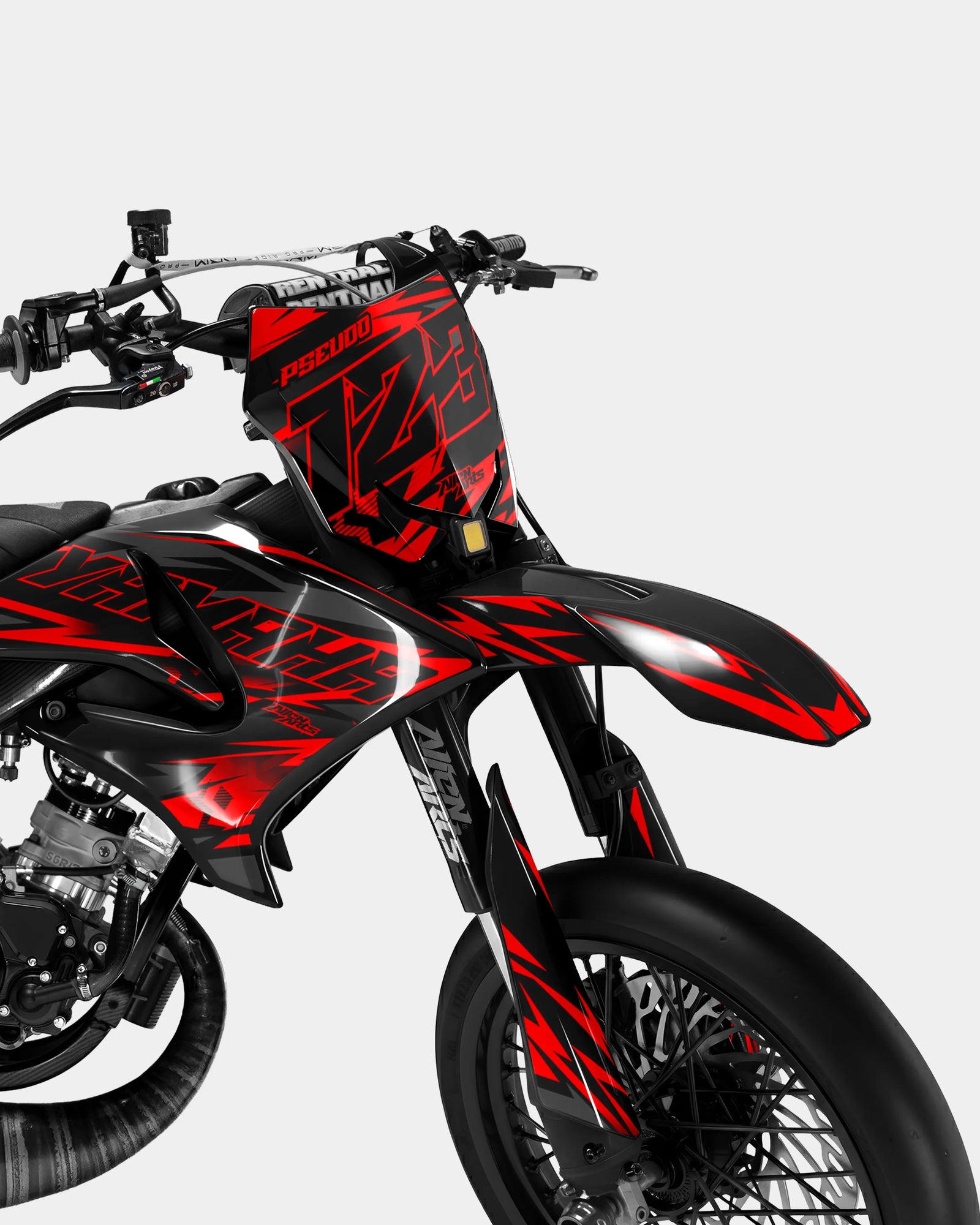 VIREO - YAMAHA DT 50cc Decal Kit - Red