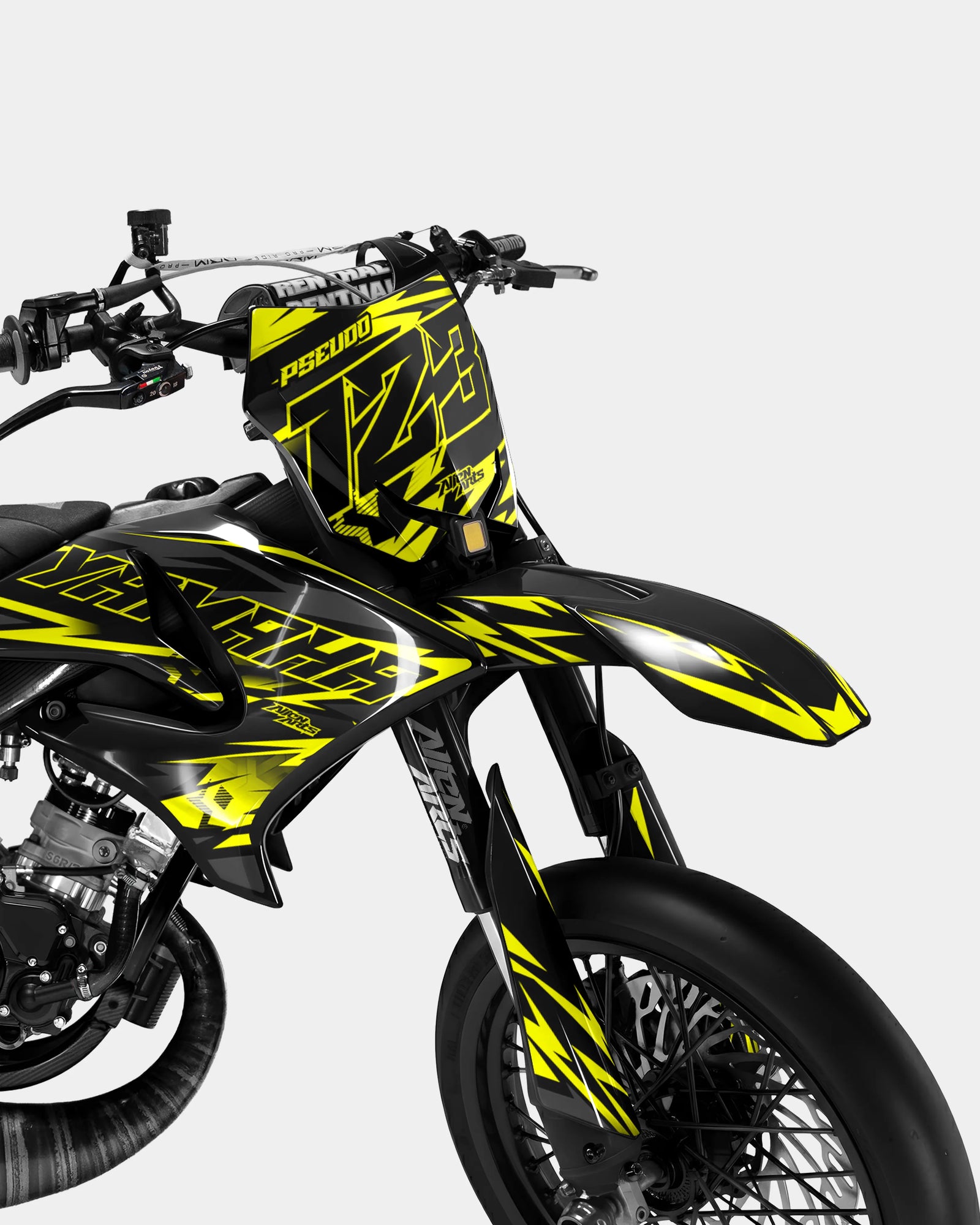 VIREO - Dekorationsset YAMAHA DT 50cc - Gelb