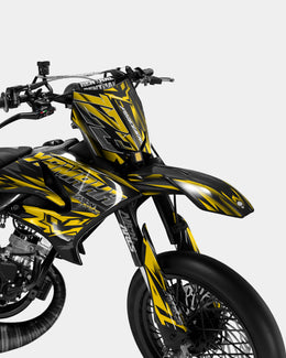 VITRA - Kit deco YAMAHA DT 50cc - Jaune foncé — vue 2