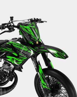 VITRA - Kit deco YAMAHA DT 50cc - Vert — vue 2