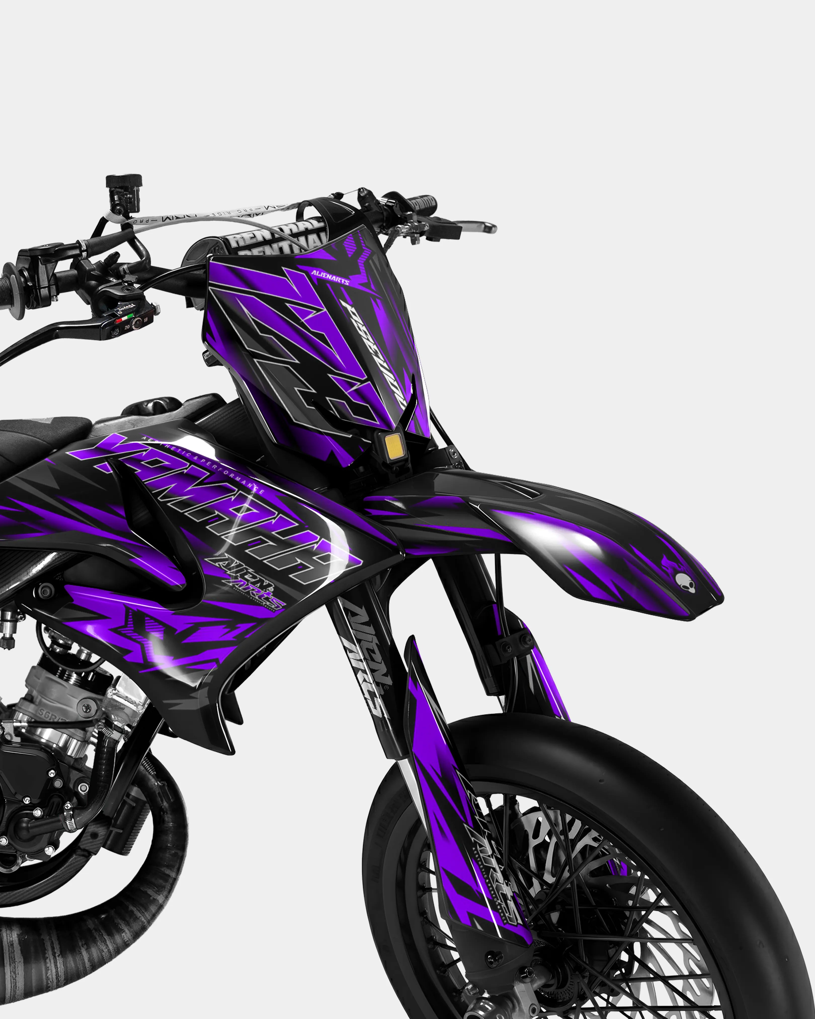 VITRA - Kit deco YAMAHA DT 50cc - Violet