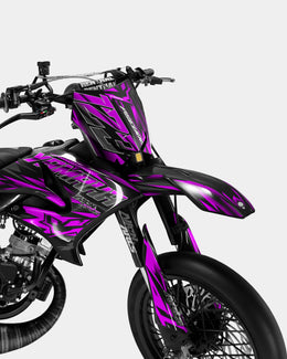 VITRA - Kit deco YAMAHA DT 50cc - Rose — vue 2