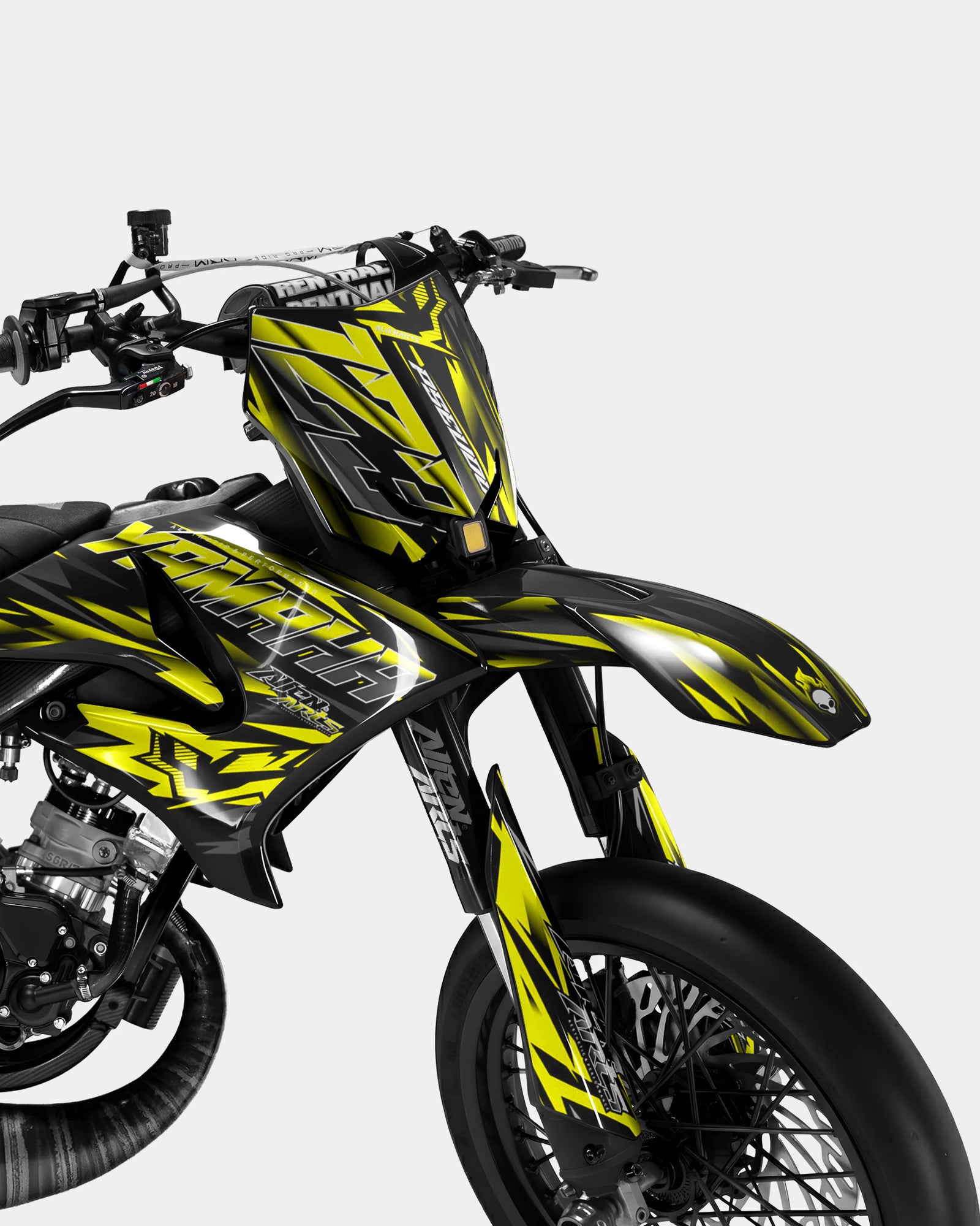 VITRA - Dekorationsset YAMAHA DT 50cc - Gelb