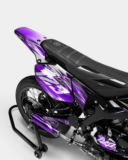 AUROPE - Kit deco YAMAHA DT 50cc - Violet — vue 3