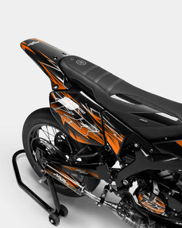 BRUME - Kit deco YAMAHA DT 50cc - Orange — vue 3