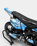 CALYPSO - Kit deco YAMAHA DT 50cc - Bleu