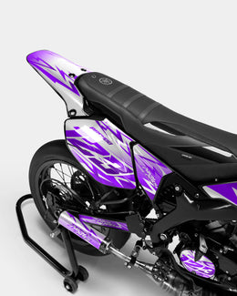 CALYPSO - Kit deco YAMAHA DT 50cc - Violet — vue 3