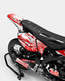 CALYPSO - Dekorationsset YAMAHA DT 50cc - Rot