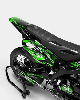 CIEL - Kit deco YAMAHA DT 50cc - Vert — vue 3