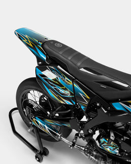 ECLAT - Kit deco YAMAHA DT 50cc - Bleu — vue 3