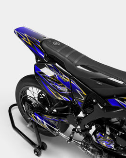 ECLAT - Kit deco YAMAHA DT 50cc - Bleu foncé — vue 3