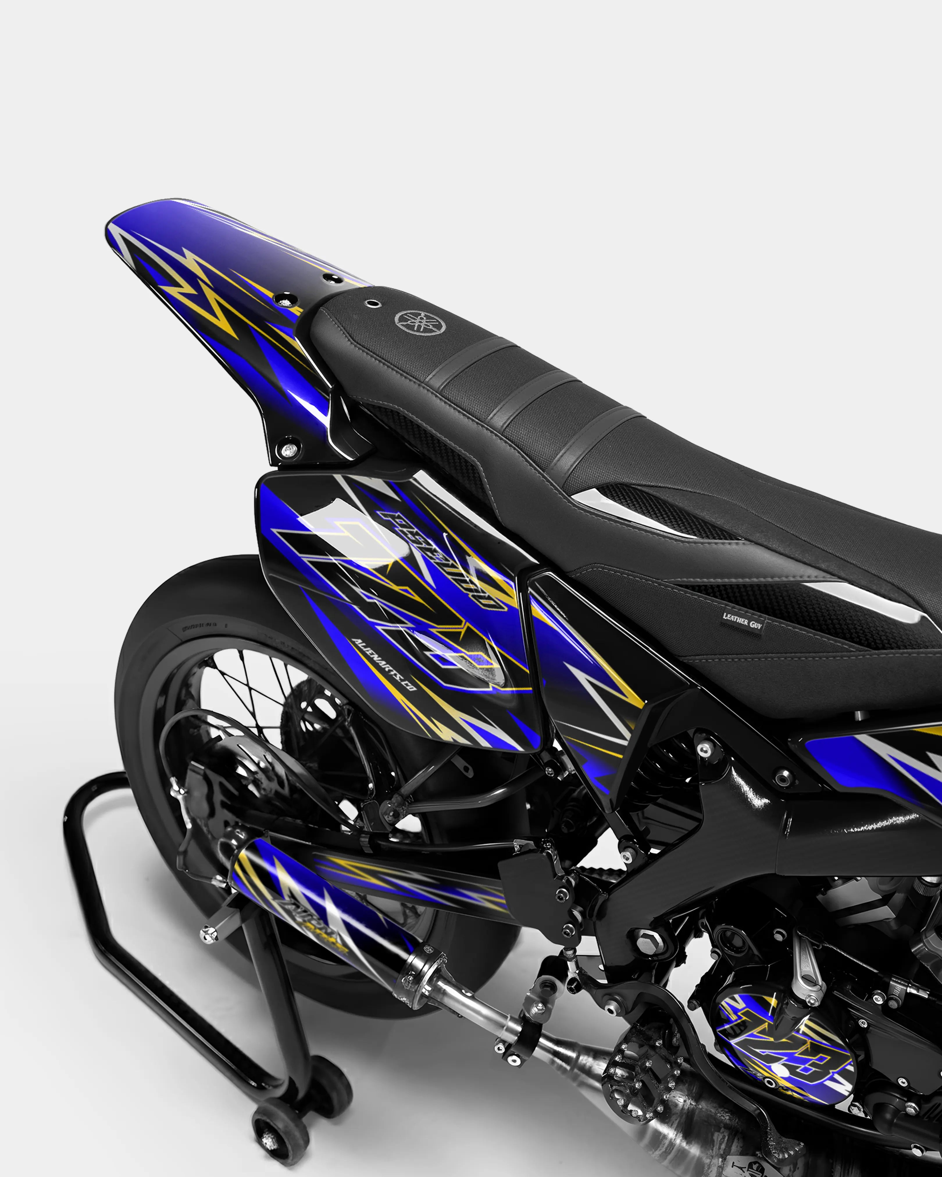 ECLAT - Kit deco YAMAHA DT 50cc - Bleu foncé