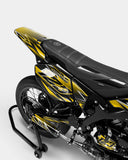 ECLAT - Dekorationsset YAMAHA DT 50cc - Dunkelgelb