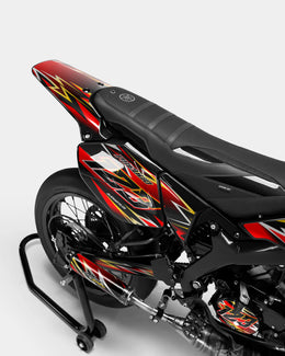 ECLAT - Kit deco YAMAHA DT 50cc - Rouge — vue 3