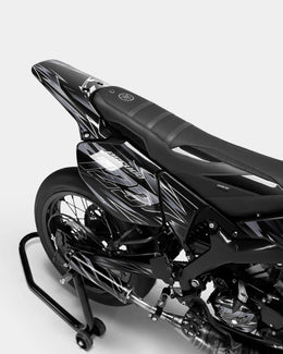 ELARA - Kit deco YAMAHA DT 50cc - Gris — vue 3