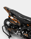 ELARA - YAMAHA DT 50cc Decal Kit - Orange
