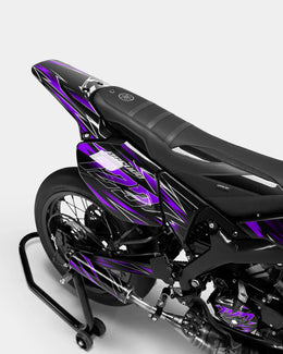 ELARA - Kit deco YAMAHA DT 50cc - Violet — vue 3