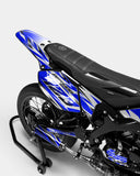 FABLE - Kit deco YAMAHA DT 50cc - Bleu foncé