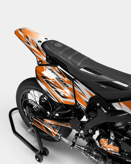 FABLE - Kit deco YAMAHA DT 50cc - Orange — vue 3