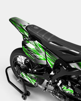 FIKA - Kit deco YAMAHA DT 50cc - Vert — vue 3