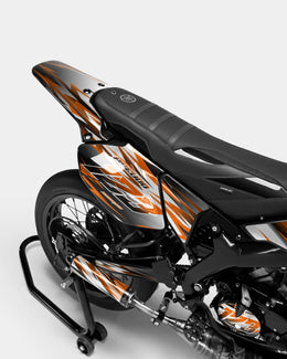 FIKA - Kit deco YAMAHA DT 50cc - Orange — vue 3