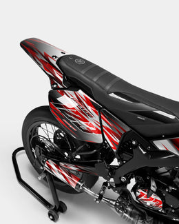 FIKA - Kit deco YAMAHA DT 50cc - Rouge — vue 3