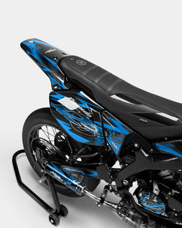 LISSE - Kit deco YAMAHA DT 50cc - Bleu — vue 3