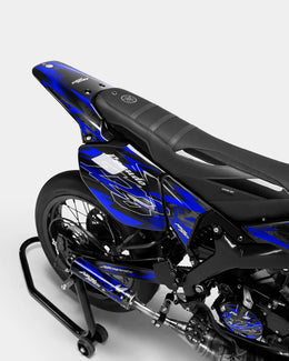 LISSE - Kit deco YAMAHA DT 50cc - Bleu foncé — vue 3