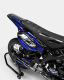 LUEUR - YAMAHA DT 50cc decoration kit - Dark blue