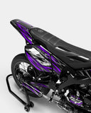 LUEUR - YAMAHA DT 50cc Decal Kit - Purple
