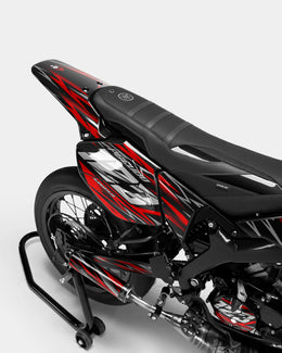 LUEUR - Kit deco YAMAHA DT 50cc - Rouge — vue 3