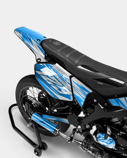 LUNIOR - Kit deco YAMAHA DT 50cc - Bleu — vue 3
