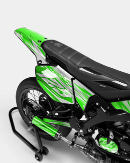 LUNIOR - Kit deco YAMAHA DT 50cc - Vert — vue 3